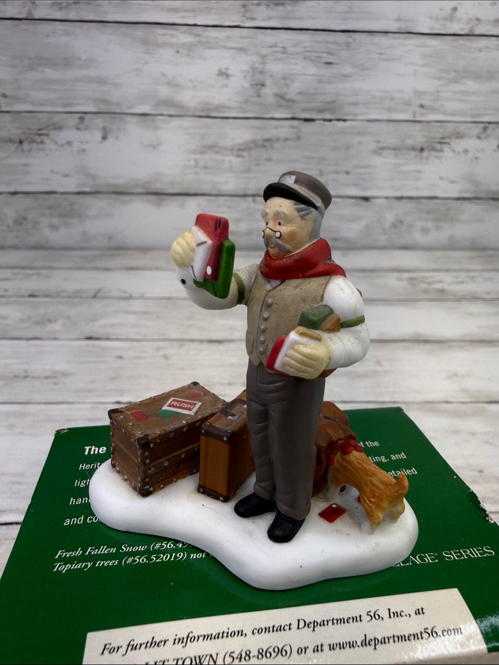 Dept 56 New England Village “Postal Pick up” Christmas village